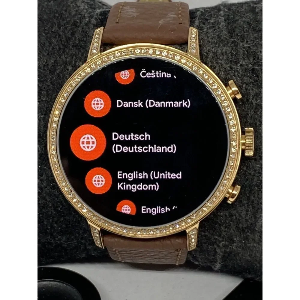 Fossil Gen 4 Authentic Digital Dial Smart Watch Custom Band FTW6011 LT447